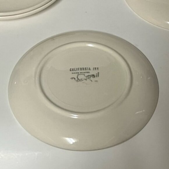 Metlox Poppytrail California Ivy 6.5" Bread and Butter Plates - Picture 8 of 9